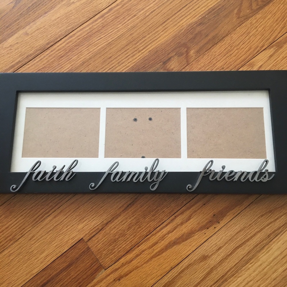 faith family friends photo frame